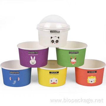 Disposable Ice Cream Paper Cups 130-600ml